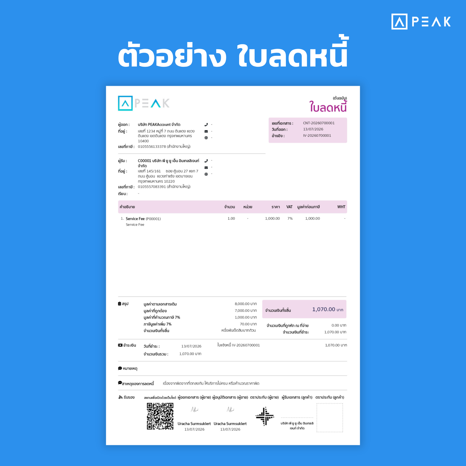 ใบลดหนี้