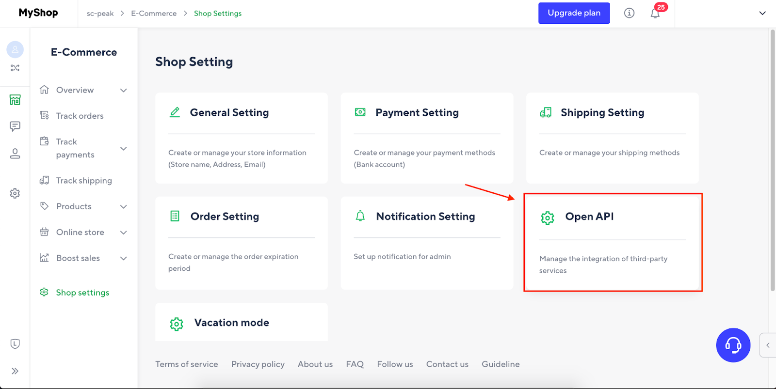 User สามารถนำ Merchant Token ได้จากโปรแกรม LINE Shopping