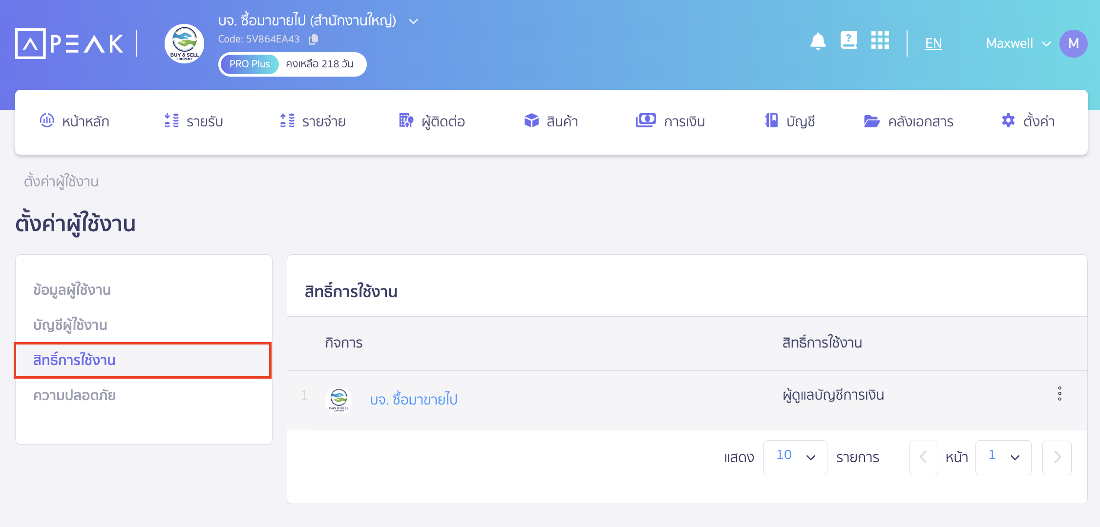 deleting-user-not-working-in-business-anymore-3 จากนั้นเลือก สิทธิ์การใช้งาน