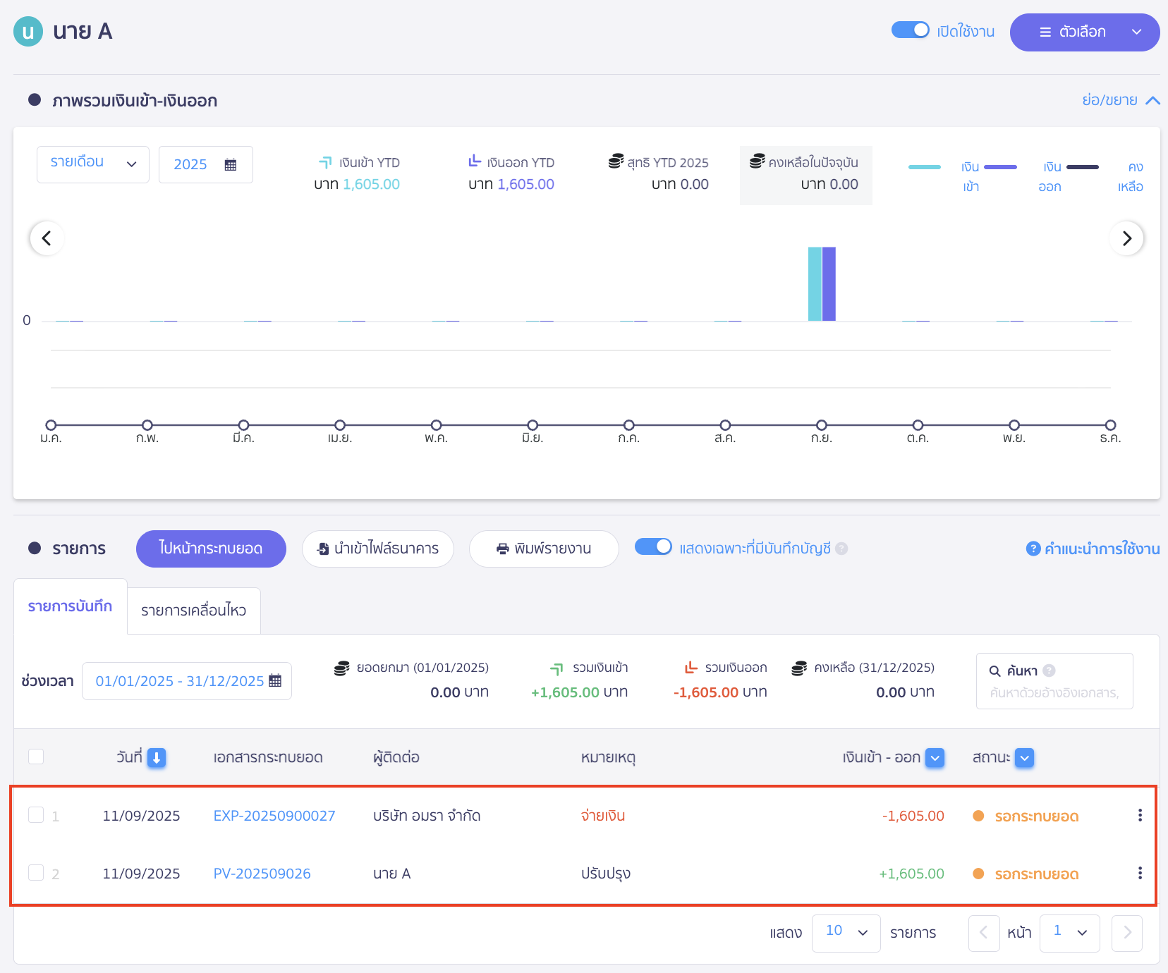 เลือกช่องทางการชำระเงินด้วย เช็ค 