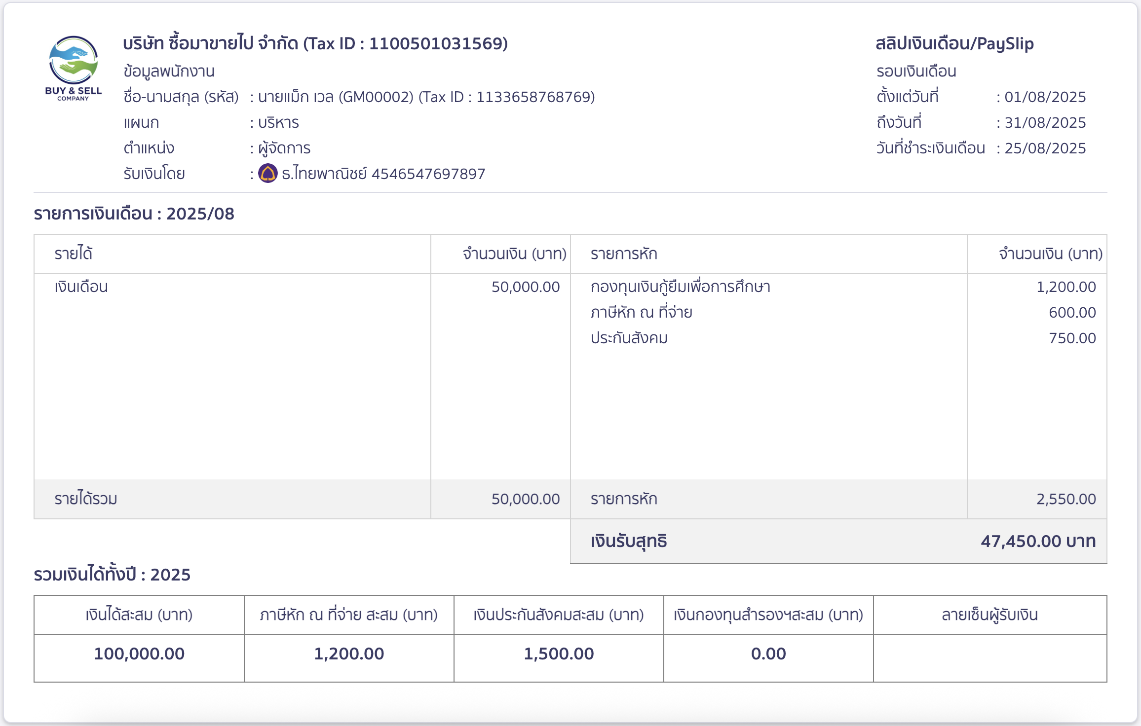 recording-studentloanfund-deductions-in-payroll-system-11 ตัวอย่างสลิปเงินเดือน