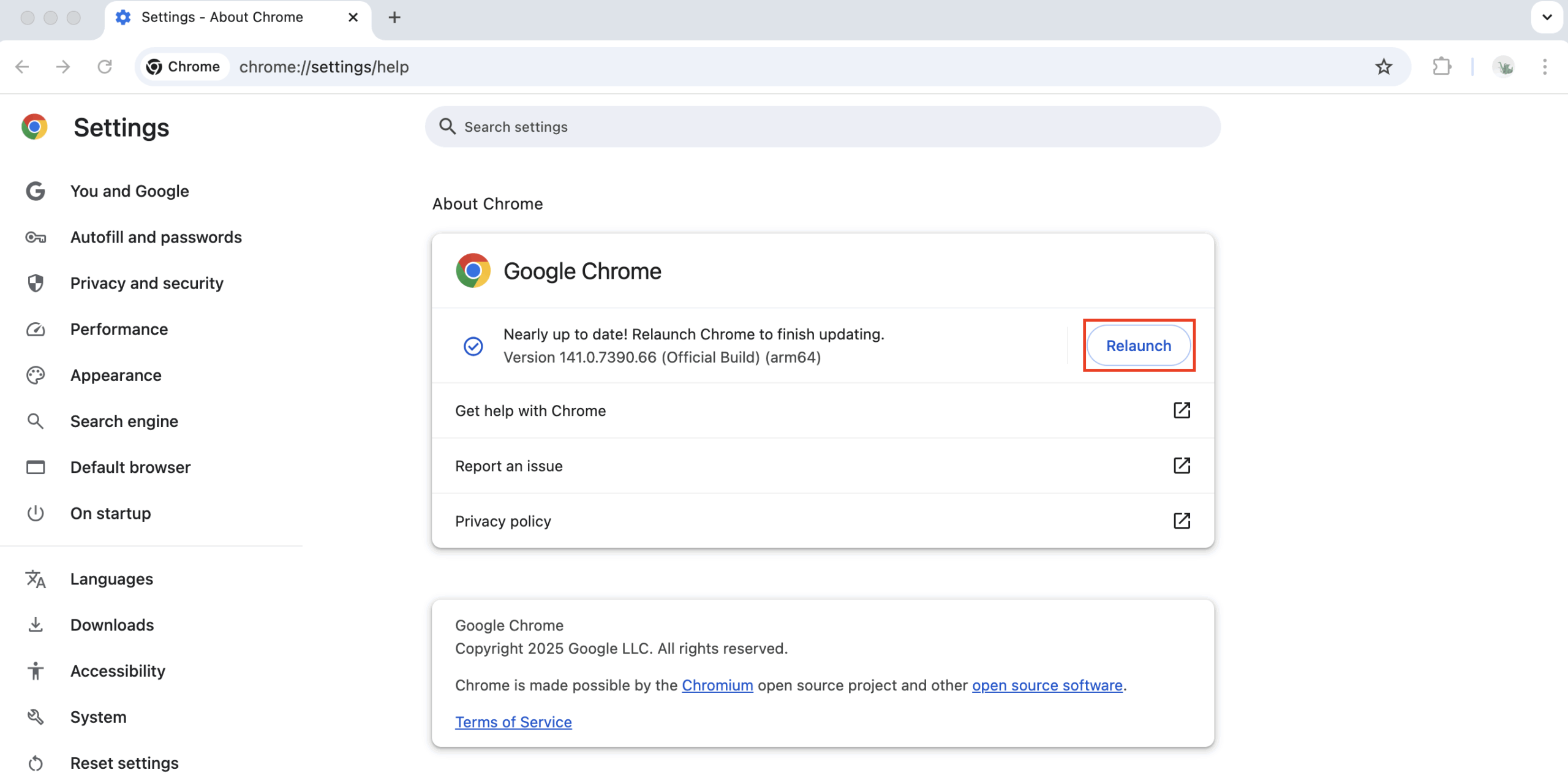 upgrade-google-chrome-3 ทำการปิดเบราว์เซอร์ และทำการเปิดเบราว์เซอร์ใหม่อีกครั้ง
