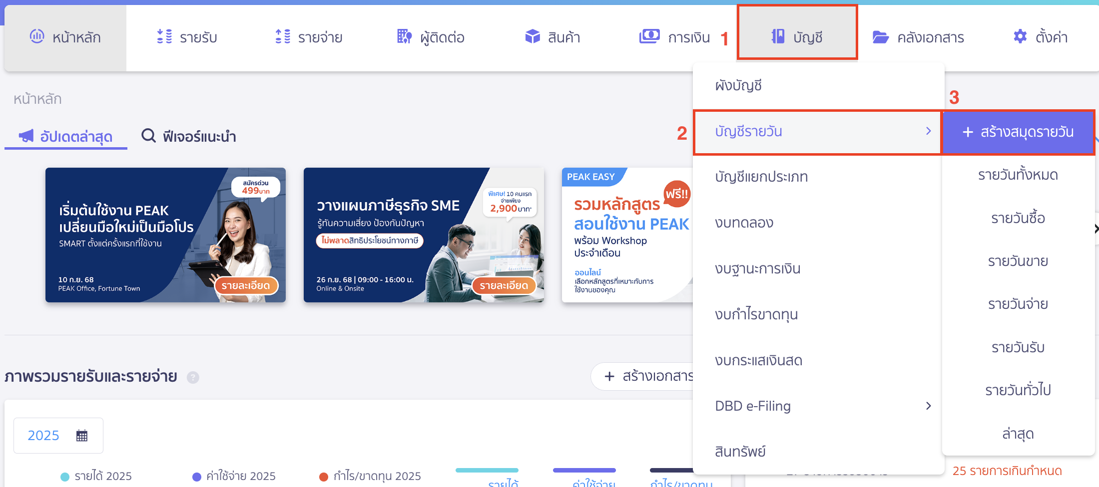 record-dividend-payment-2 การจ่ายชำระเงินปันผล เมื่อมีการประกาศเงินปันผลให้ทำการบันทึกบัญชีที่สมุดรายวันทั่วไป
