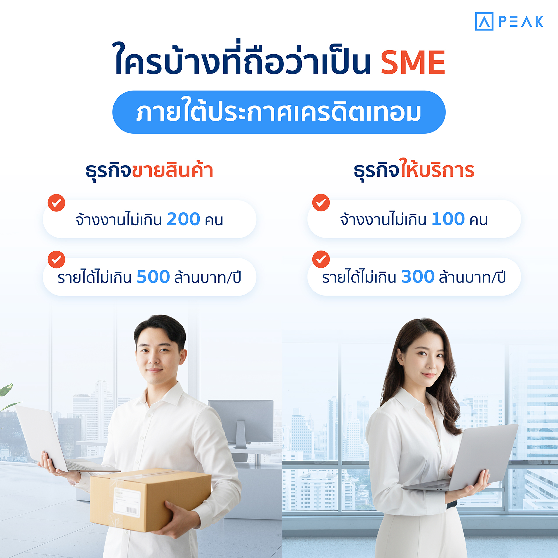 เกณฑ์ SME ตามประกาศเครดิตเทอม