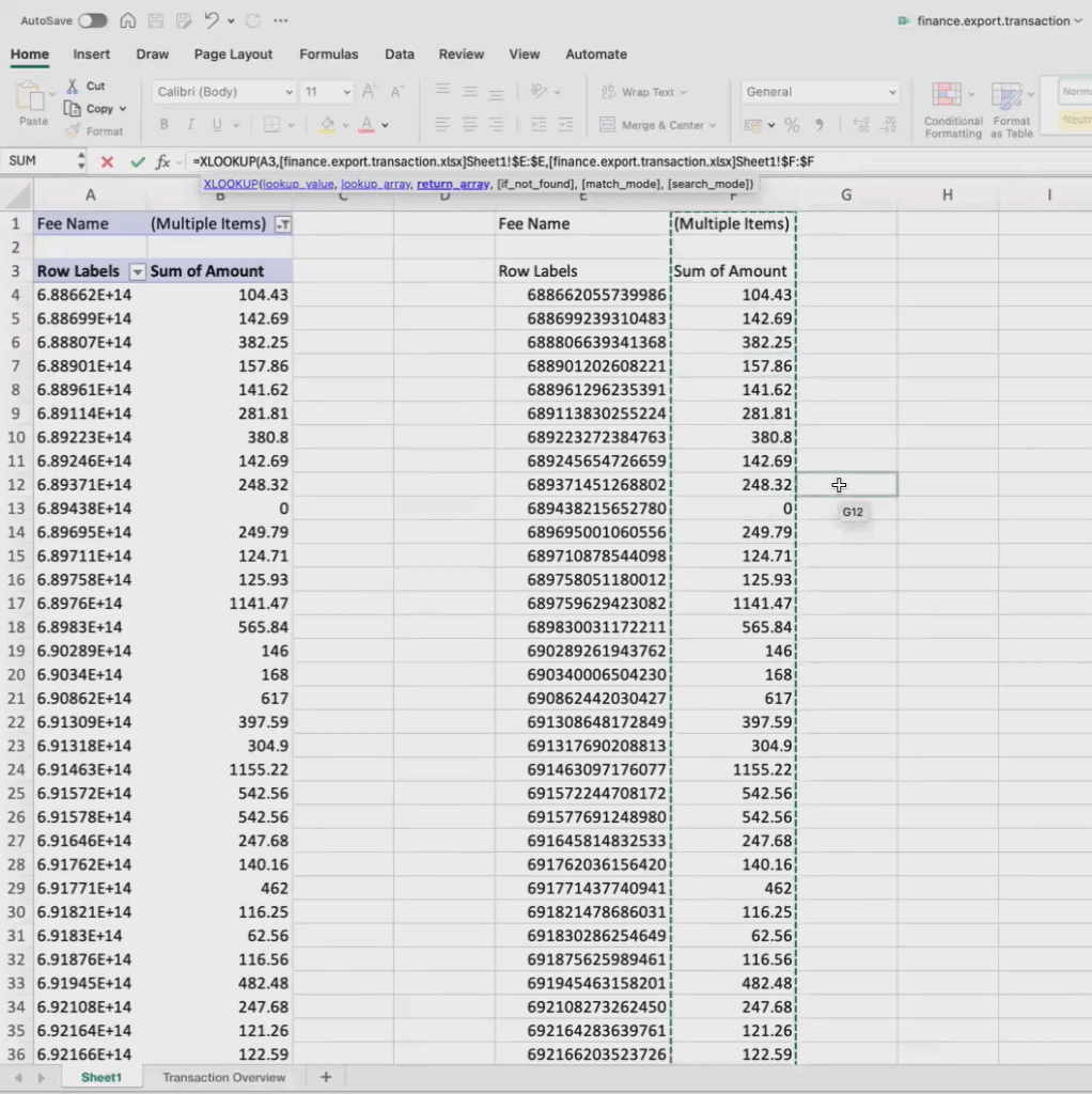 การกระทบยอด Lazada กระทบไฟล์ที่ 1-2