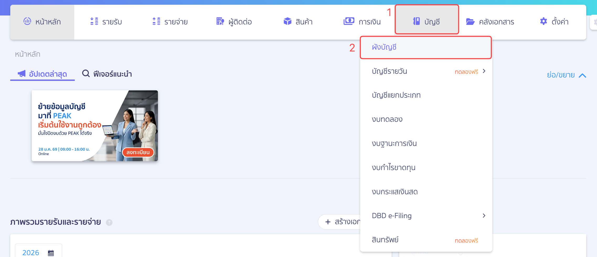 guide-to-standard-chart-of-accounts-in-peak-02 การปิดใช้งานผังบัญชี