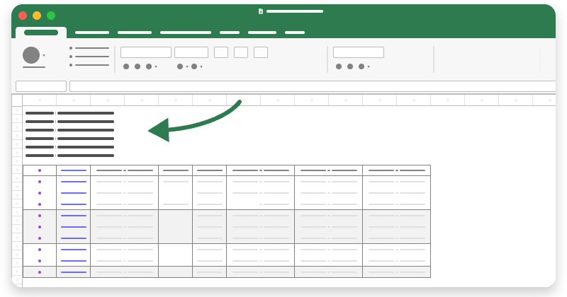 ตำแหน่งหัวรายงาน อยู่ด้านบน