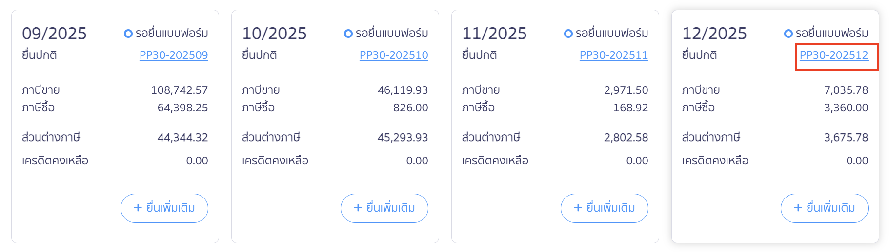 ยกเลิกแบบ ภ.พ.30 ไม่ได้ ยกเลิกงวดภาษีล่าสุดเป็นอันดับแรก