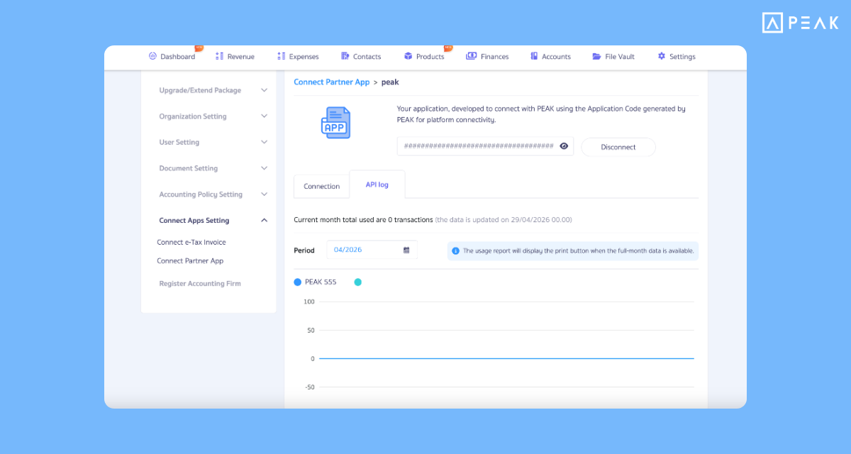 Open API Dashboard: Check transaction usage volume by yourself