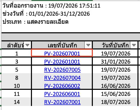 journal-voucher-missing-sub-account-bank-peak-07 ทำการแก้ไขที่สมุดรายวันที่ไม่ได้ระบุบัญชีย่อย